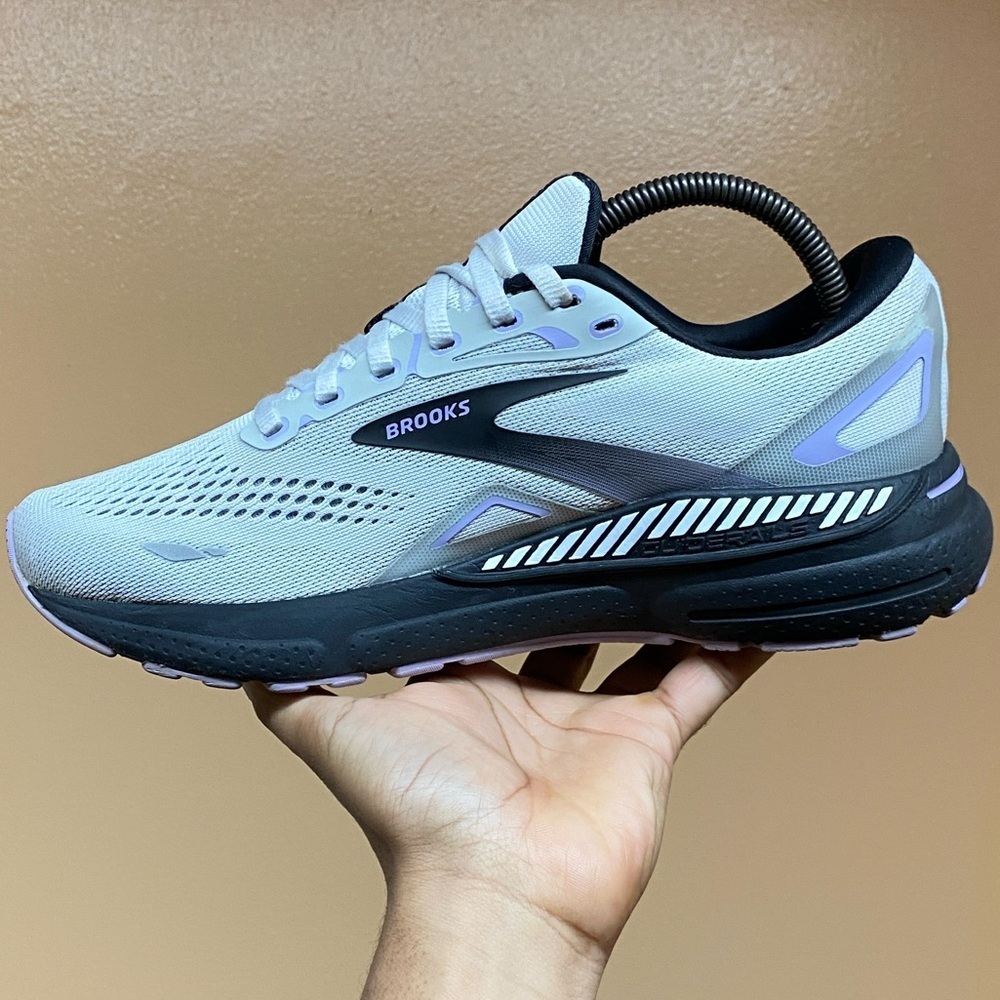 Brooks Adrenaline GTS 23 “Gray Black Purple” Size 10 Medium - Picture 5 of 17